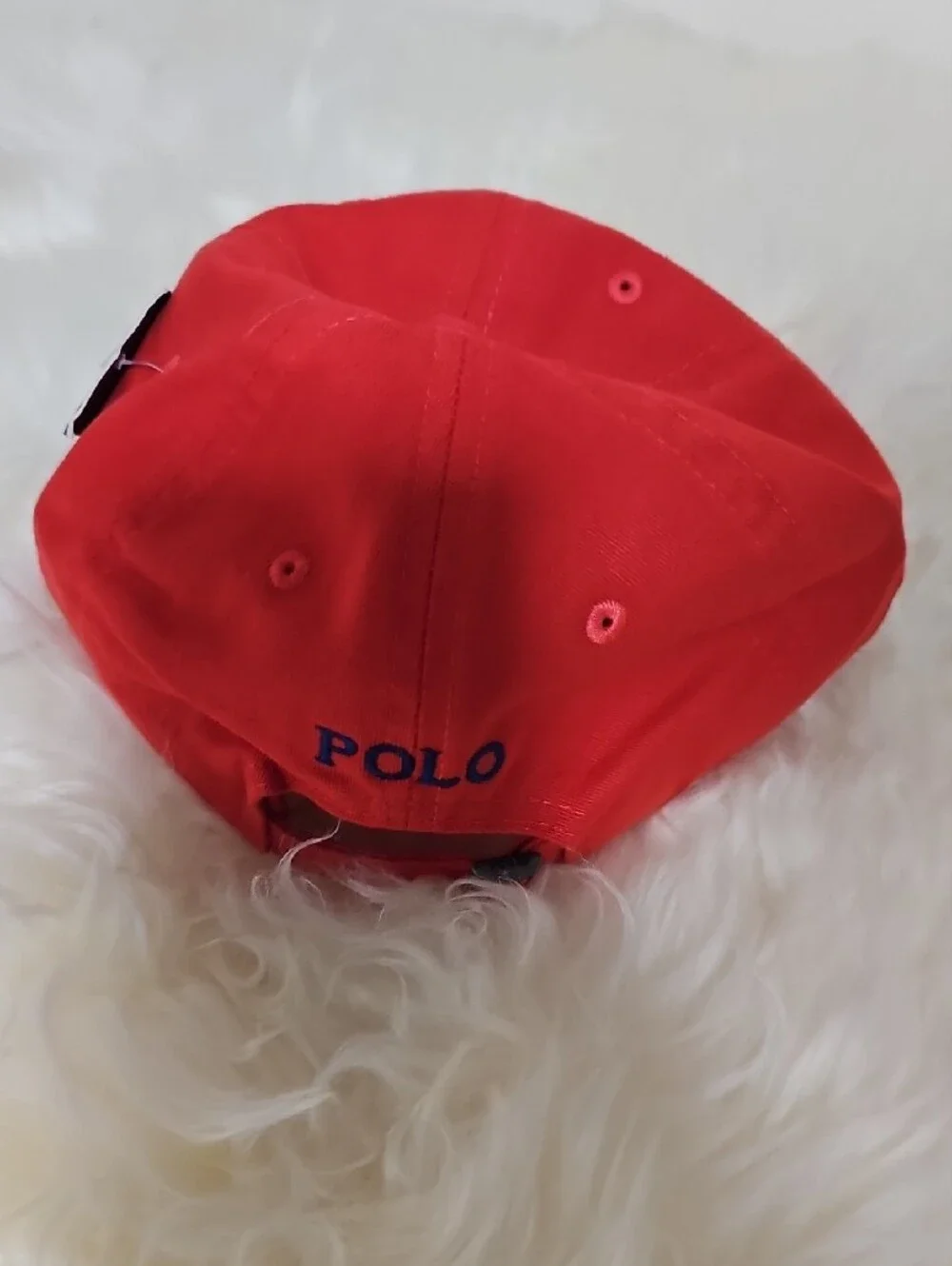 Polo by Ralph Lauren Red Polo Player Baseball Cap